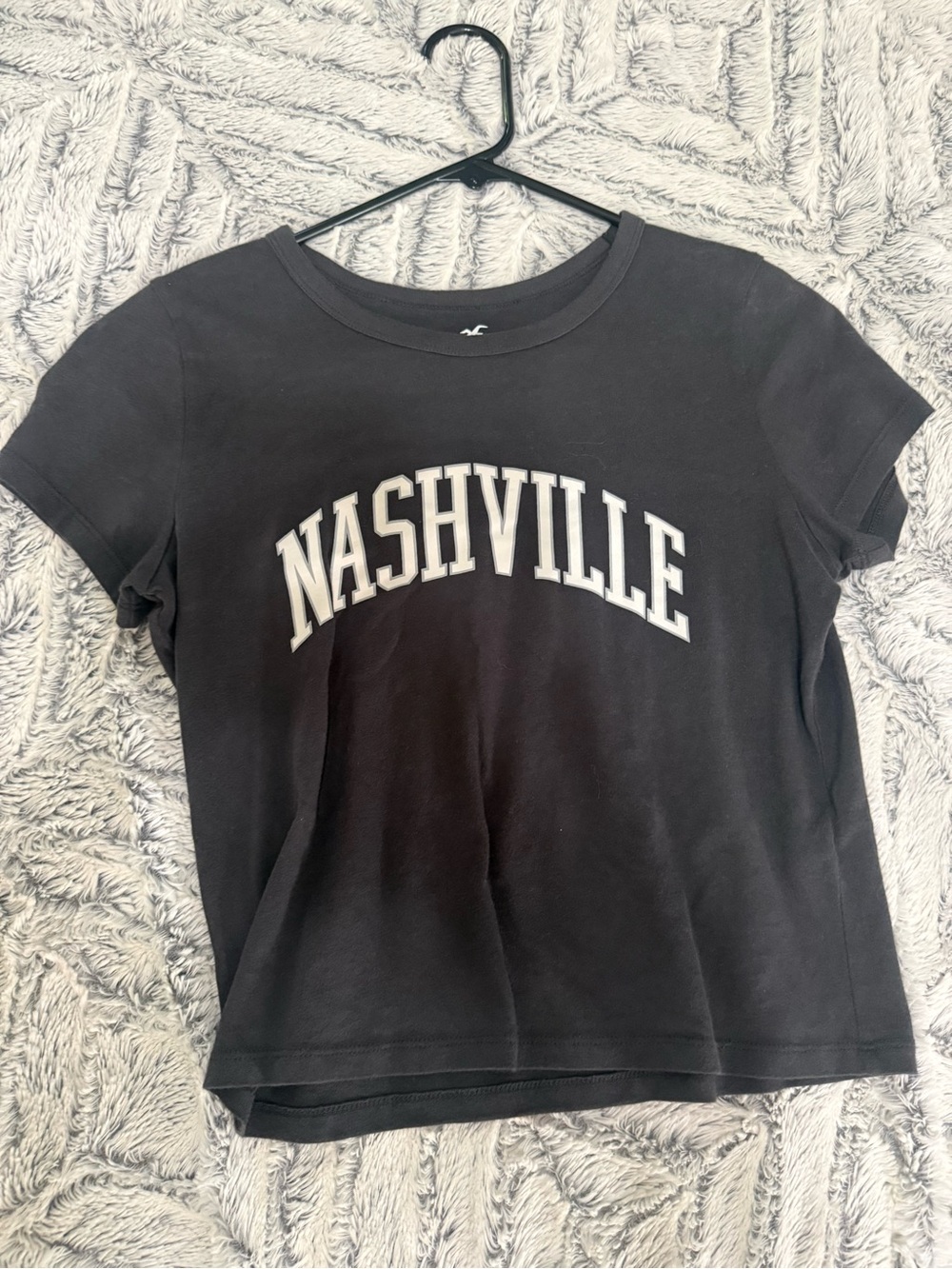 Hollister Black "Nashville" Crop Top